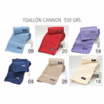 Toallón Cannon Color 550 gr