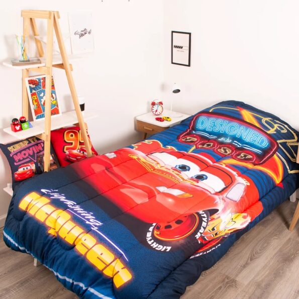 Acolchado Infantil Estampado Spiderman,  Princesas,  Cars Fast,  Stitch,  Unicornio,  Avengers,  Paw Patrol,  Marca Piñata