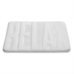 Alfombra de baño microfibra 43 x 61 cm relax